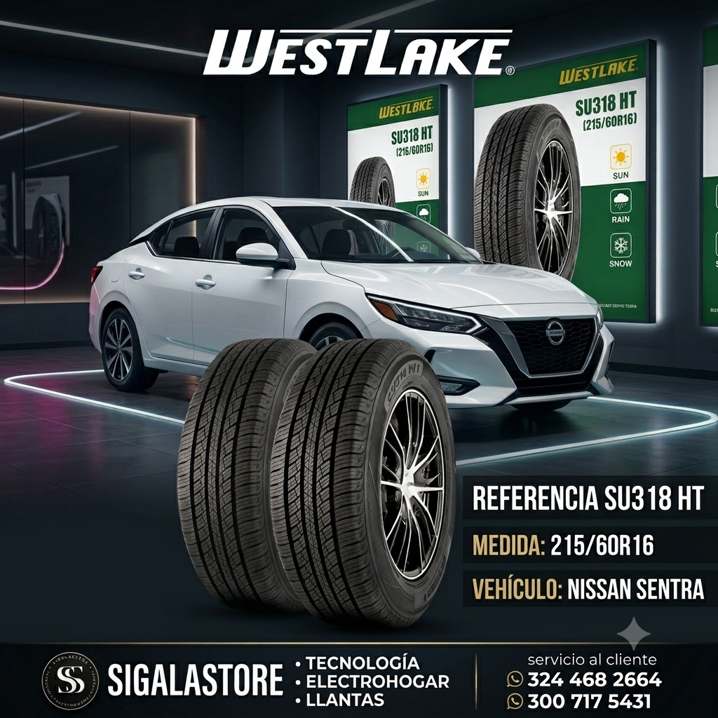 LLANTA 215/60R16 NISSAN SENTRA WESTLAKE SU318