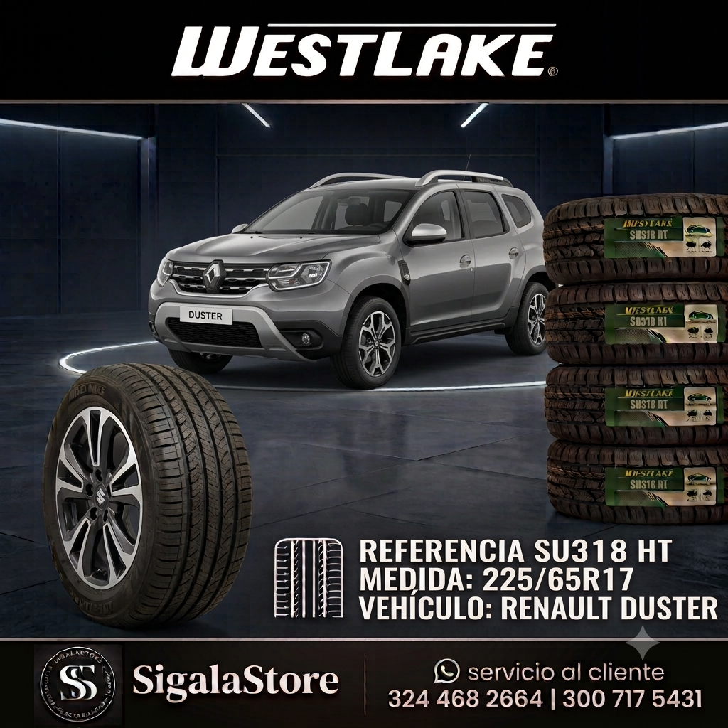LLANTA 225/65R17 RENAULT DUSTERWESTLAKE SU318