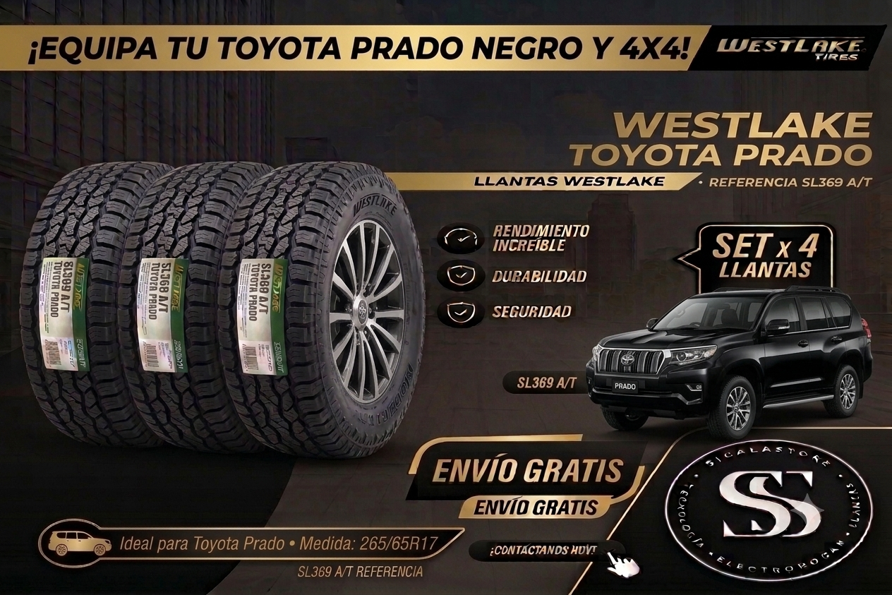LLANTA 265/65R17 TOYOTA PRADO WESTLAKE SL369 ALL TERRAIN