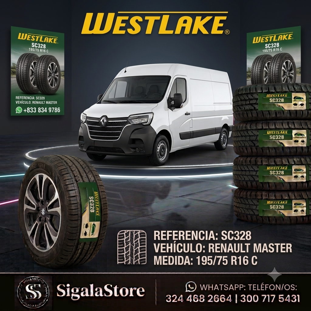 LLANTA 195/75R16C VANS CARGA  WESTLAKE SC328